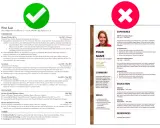 Poprawny przykład CV po angielsku z sekcją doświadczenia, edukacji i umiejętności.