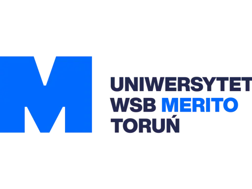 Logo Uniwersytetu WSB Merito Toruń.