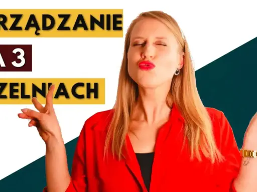 Kobieta z gestem pyta, czy warto studiować zarządzanie na 3 uczelniach.