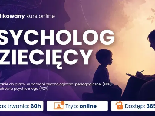 Kurs online "Psycholog dziecięcy" przygotowuje do pracy z dziećmi i młodzieżą w poradniach.