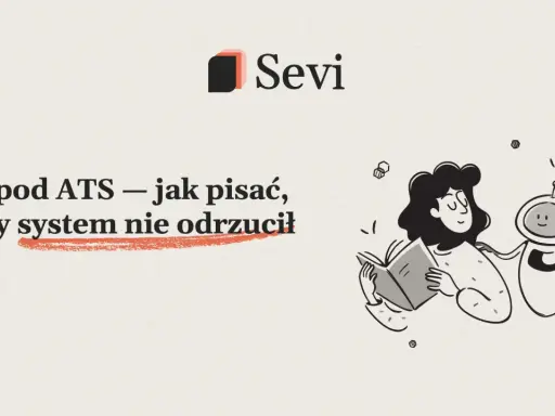 CV pod ATS – jak pisać, żeby system nie odrzucił. Kobieta z robotem uczą się, jak przygotować dokumenty.