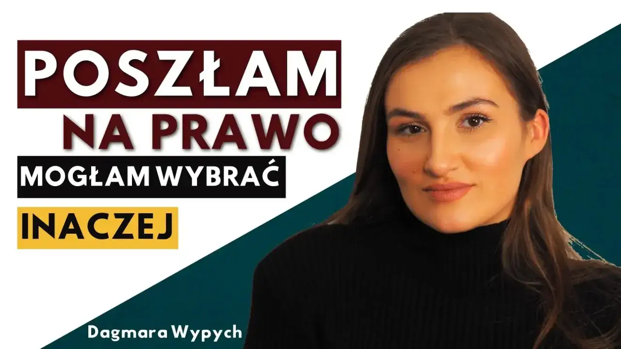Młoda kobieta opowiada o swojej decyzji, gdzie studiować prawo.